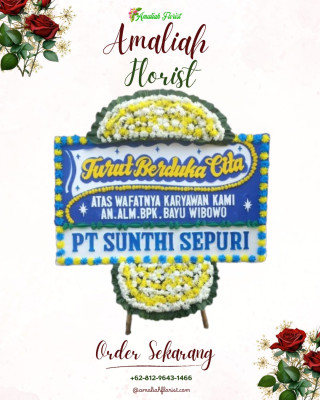 Papan Bunga Duka di Lubuk Baru